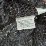 Kersh Women’s Size L Black White Marled Cable Knit Turtleneck Sweater Size L Photo 4