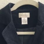 Studio Works Petite Black velvet suede blazer  Photo 1