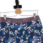 Anthropologie  Maeve Cardana Mini Skirt Floral Brocade Blue Purple Size US‎ 4 Photo 2