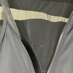 Black One Piece Swimsuit Mesh Insets Zipper Back Sleeveless Size undefined Photo 2