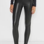 Wilfred Free High-Waisted Black Faux Leather Leggings Photo 0