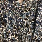 ZARA NWT-  Animal Print Mini Dress - XSmall Blue/white Photo 10