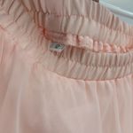 VTG Nah Nah Collection 2pc pink sequin lace beaded top flowy midi tulle skirt 12 Photo 11