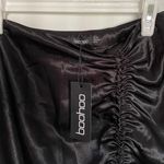Boohoo NWT  Satin Ruched Midi Skirt Photo 1