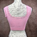 Rhonda Shear Ribbed Knit Lace Trim Leisure Bra Photo 6