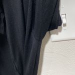 Elie Tahari  Black 100% Extra-fine Merino Wool Wrap Cardigan Size Small Photo 4