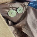 Vtg Linda Allard Ellen Tracy Linen Blazer 4 Korea Camel Brown Jacket Office Tan Photo 7