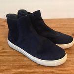 Steve Madden Steven by  dark blue suede slip on shoes size 8m Photo 5