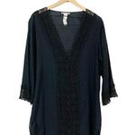 La Blanca Island Fare Tunic Swim Cover-Up - Black - Medium* Photo 0