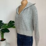 Love by Design Cozy Gray Quarter Zip Soft sweater Size Large Photo 1