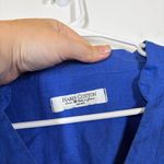 Haris Cotton 100% Linen Blue Dress Size Medium Photo 8