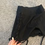 Forever 21 Black High Waisted Tie Up Shorts Photo 1