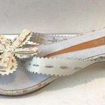 Women's Kenzie Sybille Off White Dress Sandals 7.5 Photo 0