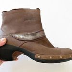 Merrell Luxe Mid 5” Ankle Boot Brown Leather Women’s Size 7.5 Brushed Metallic Photo 1