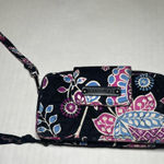 Vera Bradley Alpine Floral Zip Around Wallet Wristlet Purple/blue/black/pink Photo 0