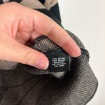 Premise Black Brown Leaf Print Bell Sleeve Knit Sweater Top Boat Neck Small S Photo 2