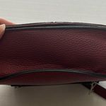 Black Rivet Saddle crossbody bag with silver chain link Photo 6