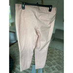 Old Navy  Pixie Pants Sz 12 Daisy Embroidered Pink High Rise Cottagecore Preppy Photo 2