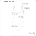 Longitude one piece swimsuit Vintage 1980s striped Photo 2