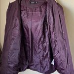 Ralph Lauren  burgundy long down Puffer Jacket faux fur hood Photo 7