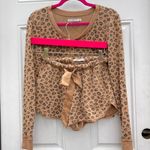 Abercrombie & Fitch  cheetah print loungewear cozy boho 2 piece sit🐆 Photo 0