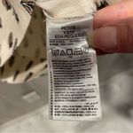 Banana Republic Cute creamy linen print crop short sleeve top scoop neck Photo 7