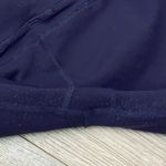 Alo Yoga Blue Mesh Panel Crop Leggings | Navy Blue Photo 6