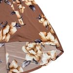 Pink Blush Rust Floral Hi-Low Maternity Wrap Dress Belt Stretch Soft Size Small Photo 3