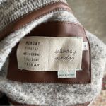 Anthropologie  open front‎ fleece lounge athleisure jacket size medium Photo 3