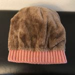 New Powder soft pink Hat inside with fur, with a dog in glasses Photo 6