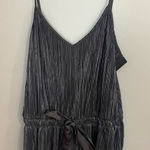 Victoria's Secret Victoria’s Secret metallic romper‎ in a gunmetal grey shade size M Photo 0