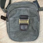 Guess by Marciano NWT Guess Olive Green Canvas Crossbody Purse Military Utility Shoulder Bag Pack Photo 1