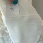 Selfie Leslie  Hold My Halo Lace Sleeve Romper White medium NWT Photo 9