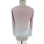 INC International Concepts Pink/White Ombre Sequined Rayon Sz M Pink Size M Photo 3