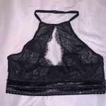 Victoria's Secret Black Halter Neck Bralette Bra Top Photo 0