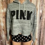 PINK - Victoria's Secret VS PINK Gray Logo Hoodie Photo 0