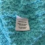 525 America  S Turquoise Knit Bodycon Dress Sleeveless Stretch Textured Summer Photo 4