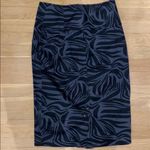 H&M Vintage  High-Waisted Pencil Skirt with Button Front, Sz 6 Black Light purple Photo 1