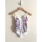 Free People NWOT Good Luck Charm Underwire Lace Floral Thong Bodysuit size XS Photo 0