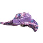 Sets by Windsor Women's Hat Purple Peacock Feather Print‎ Ribbon Bow Cute Photo 1