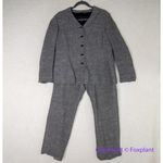 Sigrid Olsen  suit 90% linen jacket with matching pants, women size‎ Petite 10 Photo 1