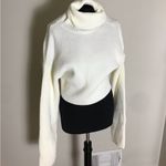 SheIn Cream Crop Turtleneck Sweater Photo 2