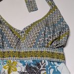 Athleta  Halter Dress Womens Size 4 Floral Sundress Travel Hiking Smocking Pack Photo 9