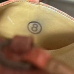 Wild Rose  Women's Peach Patent Clear Heel Pumps Size 8 Photo 3