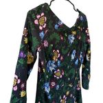 Erdem Vivi Floral Print Dress Black Size 10 Photo 3