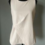 Ann Taylor Factory Faux Wrap Blousee with back zipper closure Pink Photo 0