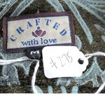 Handmade Retro Womens Artisan Made Coat Verdigris & Olive Brocade ONLY ONE S-M $275 MSRP Photo 5