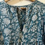 Daughters of India Kyra Maxi Dress in Ocean Blue Boho Prairie Size Medium Photo 7