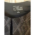 Alex Evenings  Black Silver 3/4 Sleeve Sparkly Cocktail Twin Set Plus Size 2X NWT Photo 6