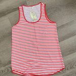 Alythea Tunic tank red/white striped boyfriend tank Photo 2